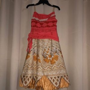 Moana costume size small 4-6